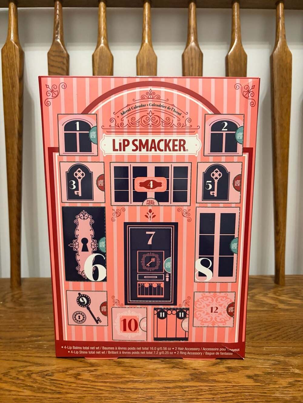 Lip Smacker Advent Calendar 12 Days Lip Balm Holiday Gift Set